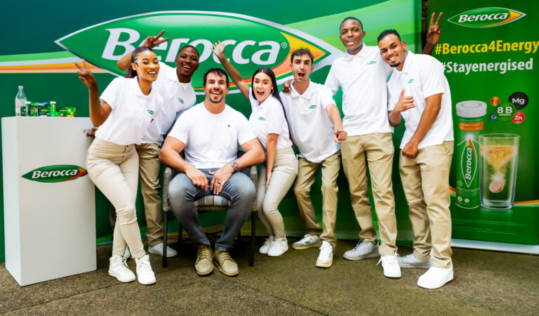 Eben Etzebeth with Berocca BA's