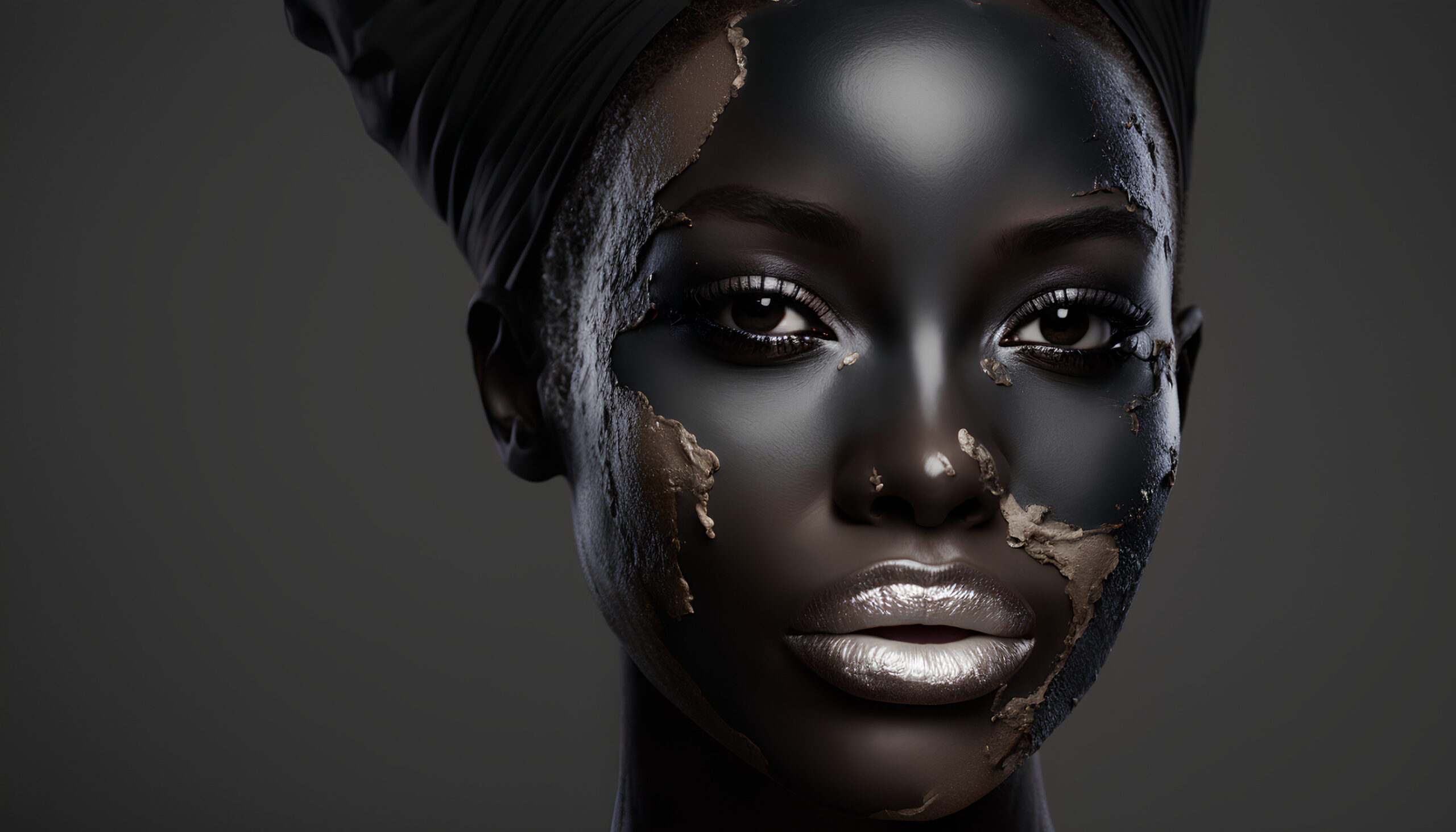 Image sourced & supplied by MBE for editorial use_metalic face